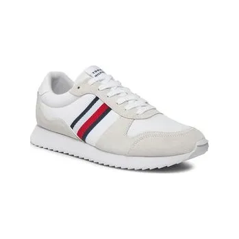 Dámské tenisky Sneakersy Tommy Hilfiger Runner Evo Mix Ess FM0FM04886 Bílá 43