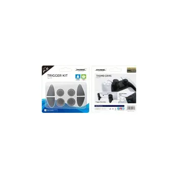 set nasazovacích krytek tlačítek Jekod 8v1 pro bezdrátový ovladač Sony Playstation DualSense černá černá
