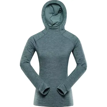 Dámské oblečení Dámská mikina ALPINE PRO ROLTA LSWD450 WASABI S