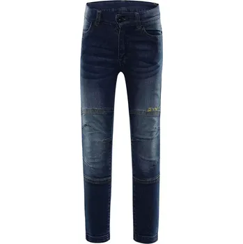 Chlapecké kalhoty Dětské džíny ALPINE PRO CHIZOBO 2 KPAR159 MODRÁ 104-110