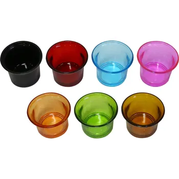 Svícen Lex Kalíšek na čajovou svíčku, čiré sklo 4,5 cm