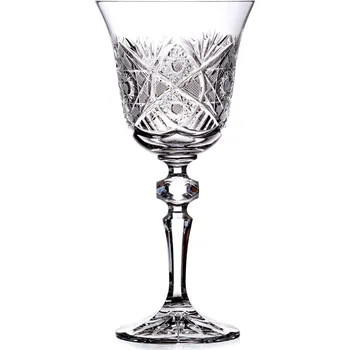 Sklenice Bohemia Crystal Ručně broušené sklenice na víno Bratislava 170ml (set po 6ks)
