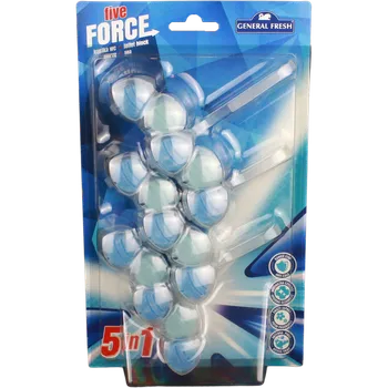 WC čistič GF Five Force blistr s vůní moře 3x50 g