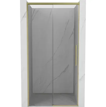 Sprchové dveře Posuvné sprchové dveře Mexen Rox 120 cm, průhledné, kartáčované zlato - 8C2-120-000-55-00