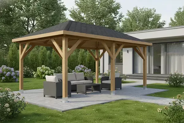 Dřevěná pergola Altán Viktoria 270x470