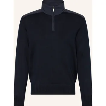 Pánský svetr Paul & Shark Pánský Troyer V Kombinaci Materiálů, tmavě modrá, M