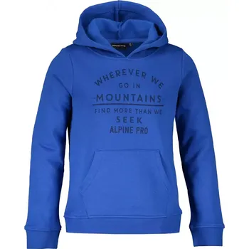 Chlapecká mikina Dětská mikina ALPINE PRO BALENDO KSWS145 MODRÁ 104-110