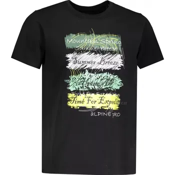 Pánské oblečení Pánské triko ALPINE PRO AMIT 7 MTSR475 ČERNÁ S