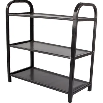 Verk 27252 Regál na obuv pro 6 párů bot černý