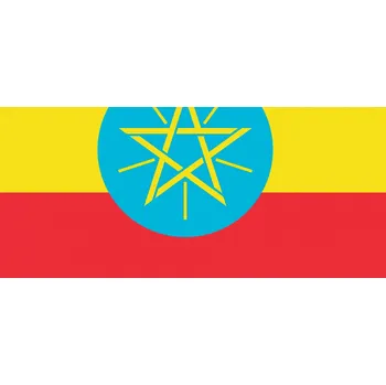 Vlajka Etiopie vlajka - 30 x 45 cm - tunel, karabina