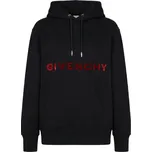 GIVENCHY Red Velvet Black mikina XS Černá