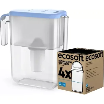 Sprchový filtr Filtrační konvice Slim Blue 3,5 l + náhradní filtr pro Slim Blue 4 pack