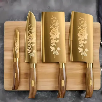 Kuchyňský nůž Sada kuchyňských nožů IL 33035 Hnědá