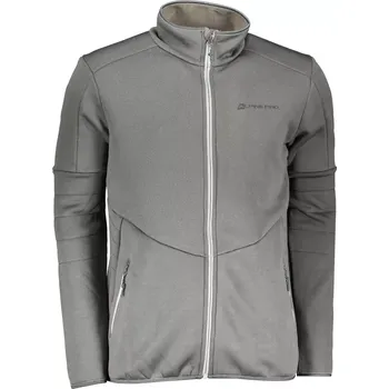 Pánská mikina Pánská sportovní mikina ALPINE PRO GAVREL 2 MSWP205 SVĚTLE ŠEDÁ S