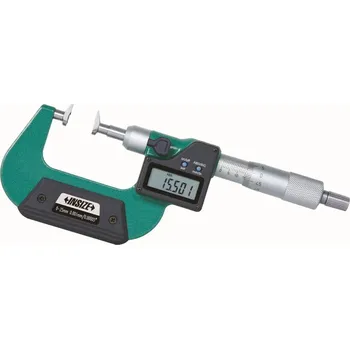Digitální mikrometr s čelistmi INSIZE 3583 Rozsah: 50-75 mm | 2-3", Typ: S integrovanou řehtačkou