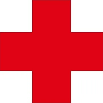 Vlajka Vlajka Červený kříž vlajka - 30 x 45 cm - tunel, karabina