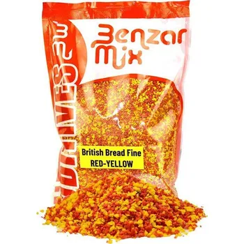 Návnadová surovina Anglická vločka Benzar Mix 600g - červeno žlutá fine