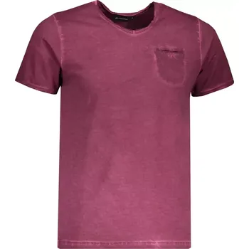 Pánská móda Pánské triko s krátkým rukávem ALPINE PRO JODYN MTSL263 TMAVĚ FIALOVÁ S