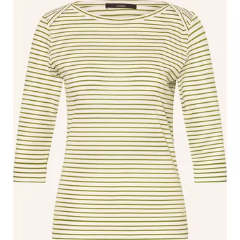 Dámské tričko Windsor. Dlouhé Rukávy, světle zelená / krémová