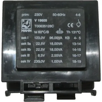 Příslušenství ke kotli Transformátor BUDERUS GB132 / GB152 / GB162 EI 66/30 - 7101640