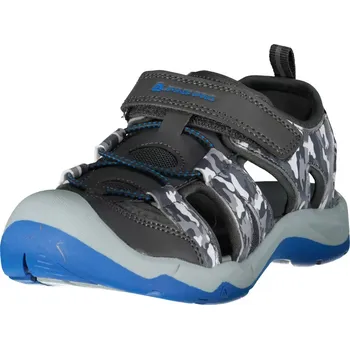 Chlapecké sandály Dětské sandály ALPINE PRO GROBO KBTA362 TMAVĚ ŠEDÁ EU 33