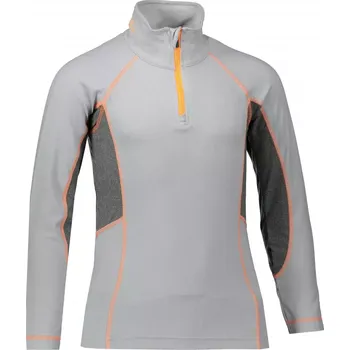 Chlapecké oblečení Dětská mikina ALPINE PRO NEVEO 2 KTSK083 ŠEDÁ/ORANŽOVÁ 104-110