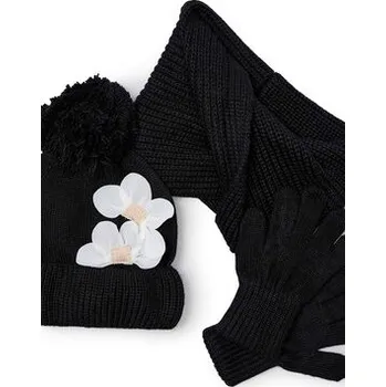 Čepice Mayoral Set čepice, tunelová šála a rukavice 10071 Černá 8Y