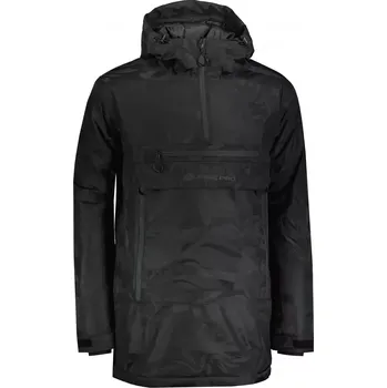 Pánská bunda Pánská zimní bunda ALPINE PRO CLOC MJCU527 ČERNÁ/ZELENÁ XS