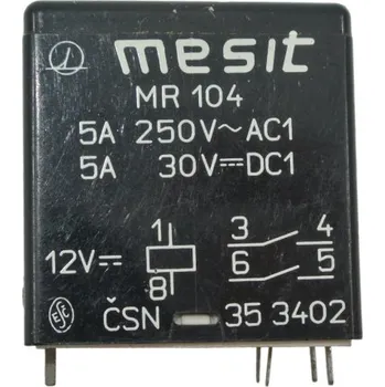 Příslušenství ke kotli Relé MR 104 12 V-Tomáš