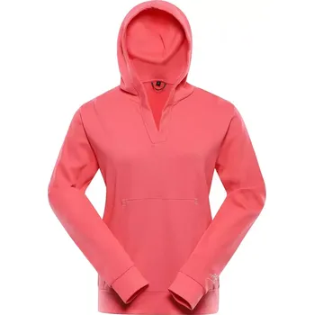 Dámské oblečení Dámská mikina ALPINE PRO MALMA LSWC433 CALYPSO CORAL S-L