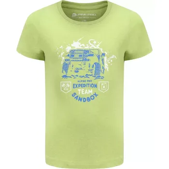 Dětské triko ALPINE PRO SENSO KTSX375 ZELENÁ 92-98