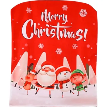 Vánoční dekorace VERK GROUP Vánoční potah na židli HJ-121 - Santa