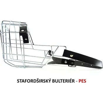 Náhubek pro psa Mr. Rozchov Náhubek kovový - Stafordširský bulteriér PES