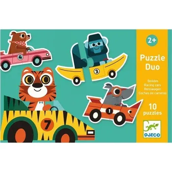 DJECO Duo puzzle Závodní auta