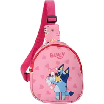 Dětský batoh Crossbody mini taška (batůžek) - Bluey Barva: růžová (6)