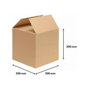 Archivační box Klopová krabice - 3vrstvá, 300 x 300 x 300 mm, 1 ks