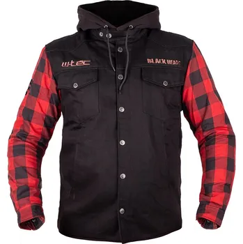 Moto bunda W-TEC Black Heart Moto bunda Radikaal červeno-černá - L