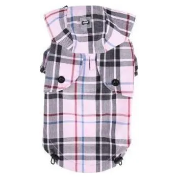 Obleček pro psa Puppia Junior Jumper pláštěnka růžová varianta M
