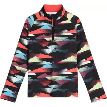 Dívčí mikina Dívčí mikina Spyder Surface 1/2 Zip Multi Mountain Print