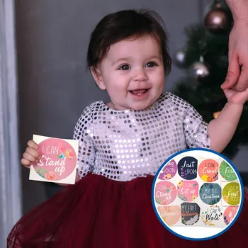 Hračka pro nejmenší GFT Milníkové kartičky pro miminko