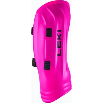 Chránič páteře Chrániče holení LEKI Shin Guard Worldcup Pro Junior Neonpink OS