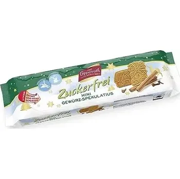 DIA spekulatius (sušenky) COPPENRATH 150 g - s perníkovým kořením (bez cukru & bez lepku / gewürz-spekulatius)