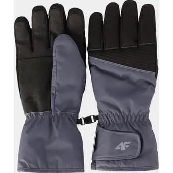 Módní doplněk Pánské lyžařské rukavice 4F velikost XL denim