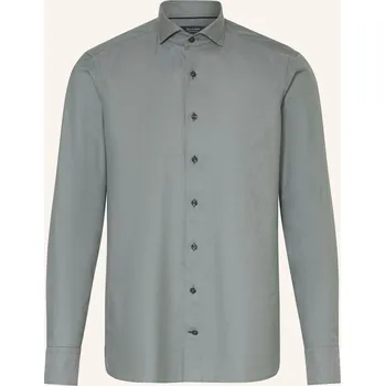 Pánská košile Olymp Signature Pánská Košile Casual Tailored Fit, šedá, 41