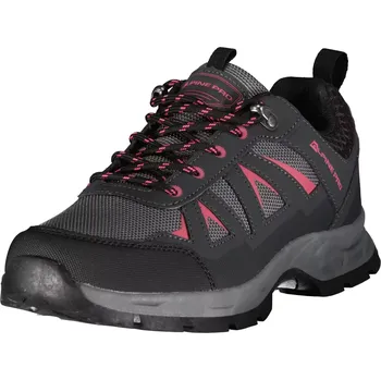 Dámská treková obuv Dámské boty ALPINE PRO LURE UBTY317 ČERNÁ/RŮŽOVÁ EU 41 (UK 7,5)