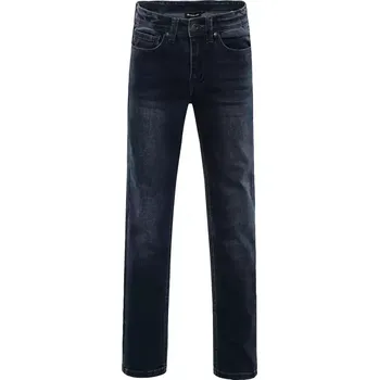 Chlapecké kalhoty Dětské džíny ALPINE PRO ALGODO 2 KPAK074 MODRÁ 104-110