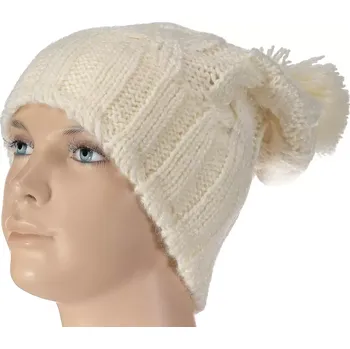 Čepice Dámská zimní čepice ALPINE PRO MANIA 2 LHAM037 BÍLÁ M