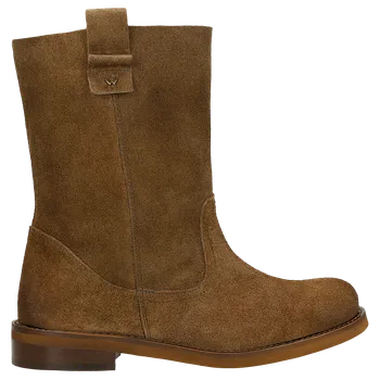 Dámské polobotky Světle Hnědé Dámské Kotníčkové Boty Bez Šněrování Wojas 5530864 39