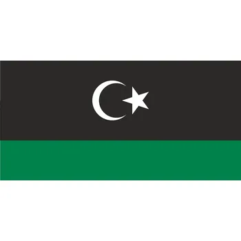 Vlajka Libye vlaječka - 11 x 16 cm - nasunutí, zavěšení