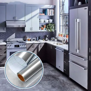 Tapeta GFT Samolepící stříbrná tapeta